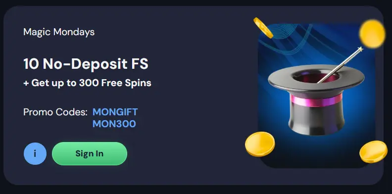 Magic Mondays LuckyWins Promotions